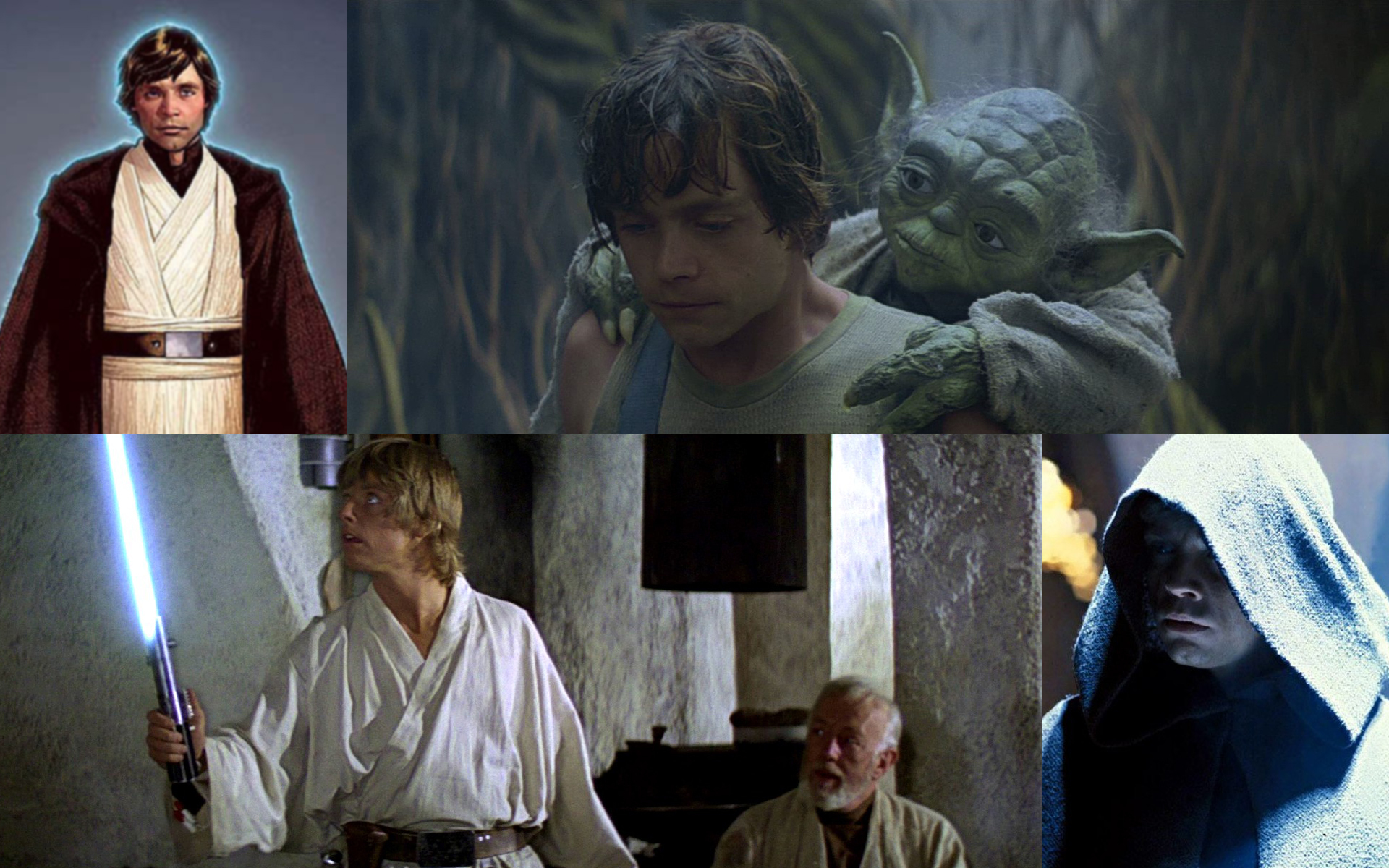 Luke Skywalker character evolution