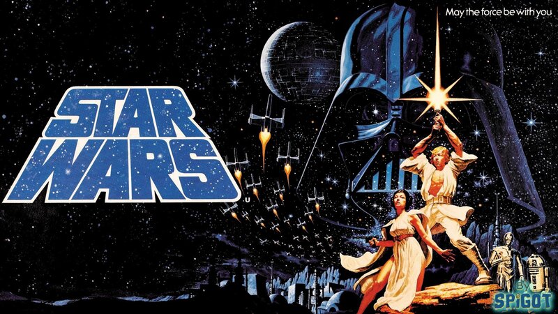 Luke Skywalker Holding Lightsaber — Blue