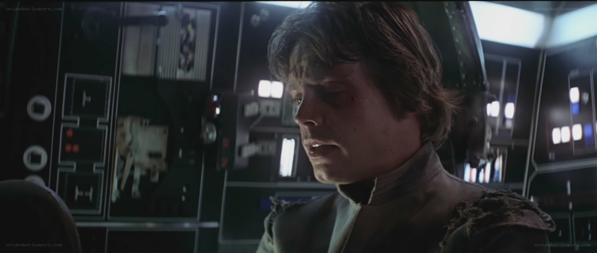 luke skywalker in cockpit