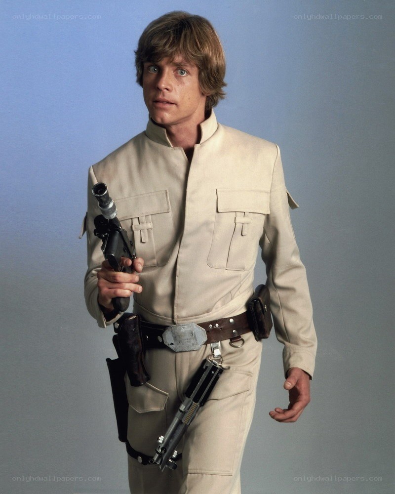 Luke Skywalker in desert attire