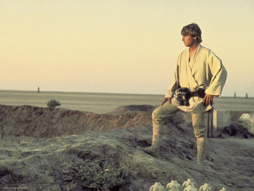luke skywalker on a desert planet