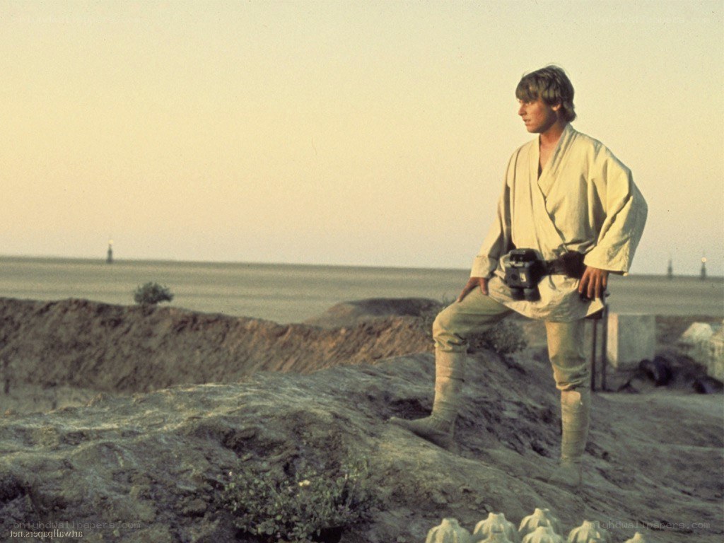luke skywalker on a desert planet