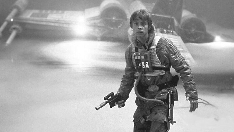 Luke Skywalker on a desert planet