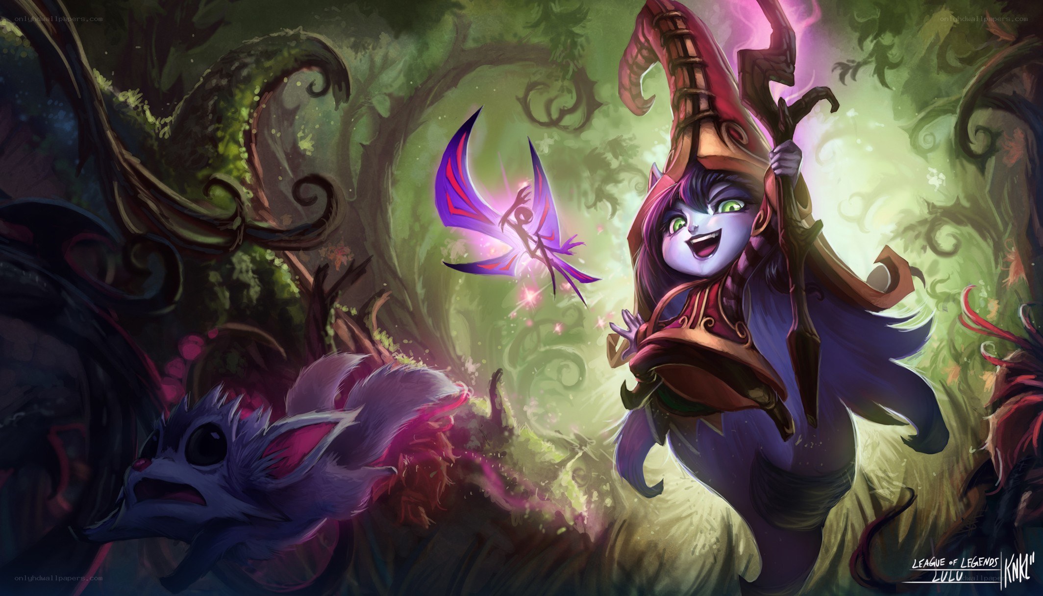 Lulu in the forest