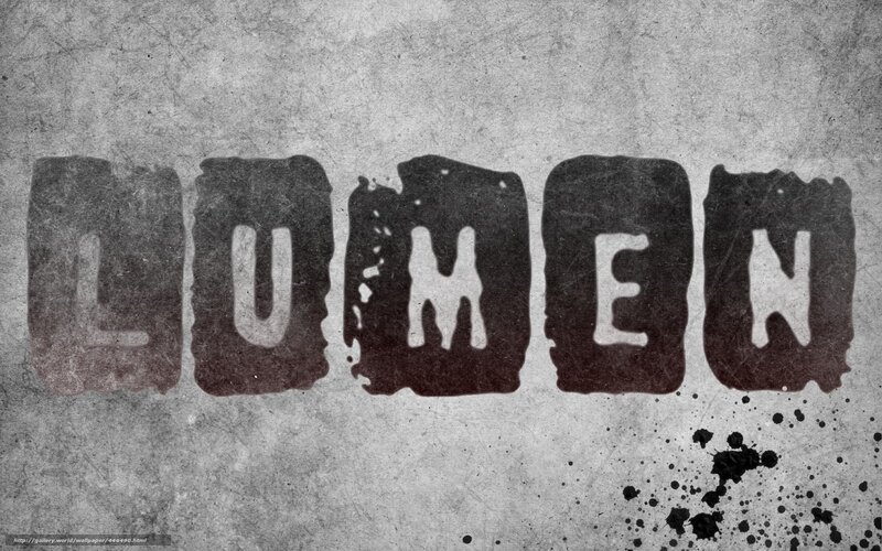 Lumen text on grungy background