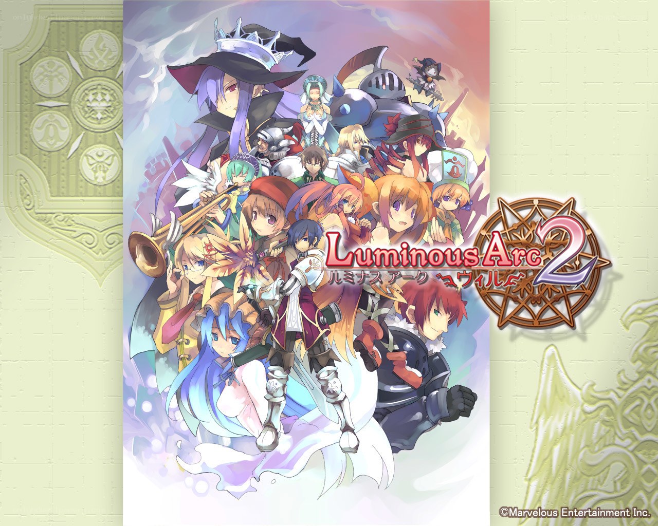 Luminous Arc 2 character art