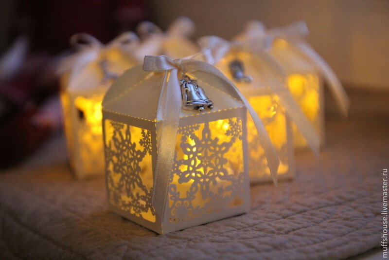 Luminous Lanterns with Snowflakes