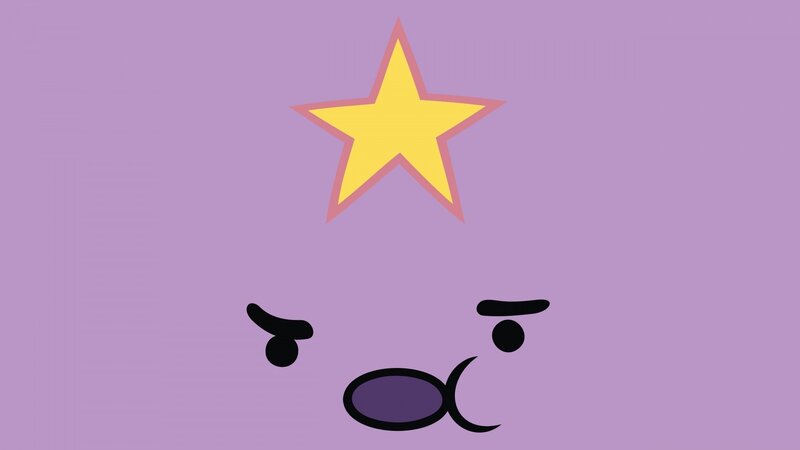 Lumpy Space Princess Face — Purple, Playful
