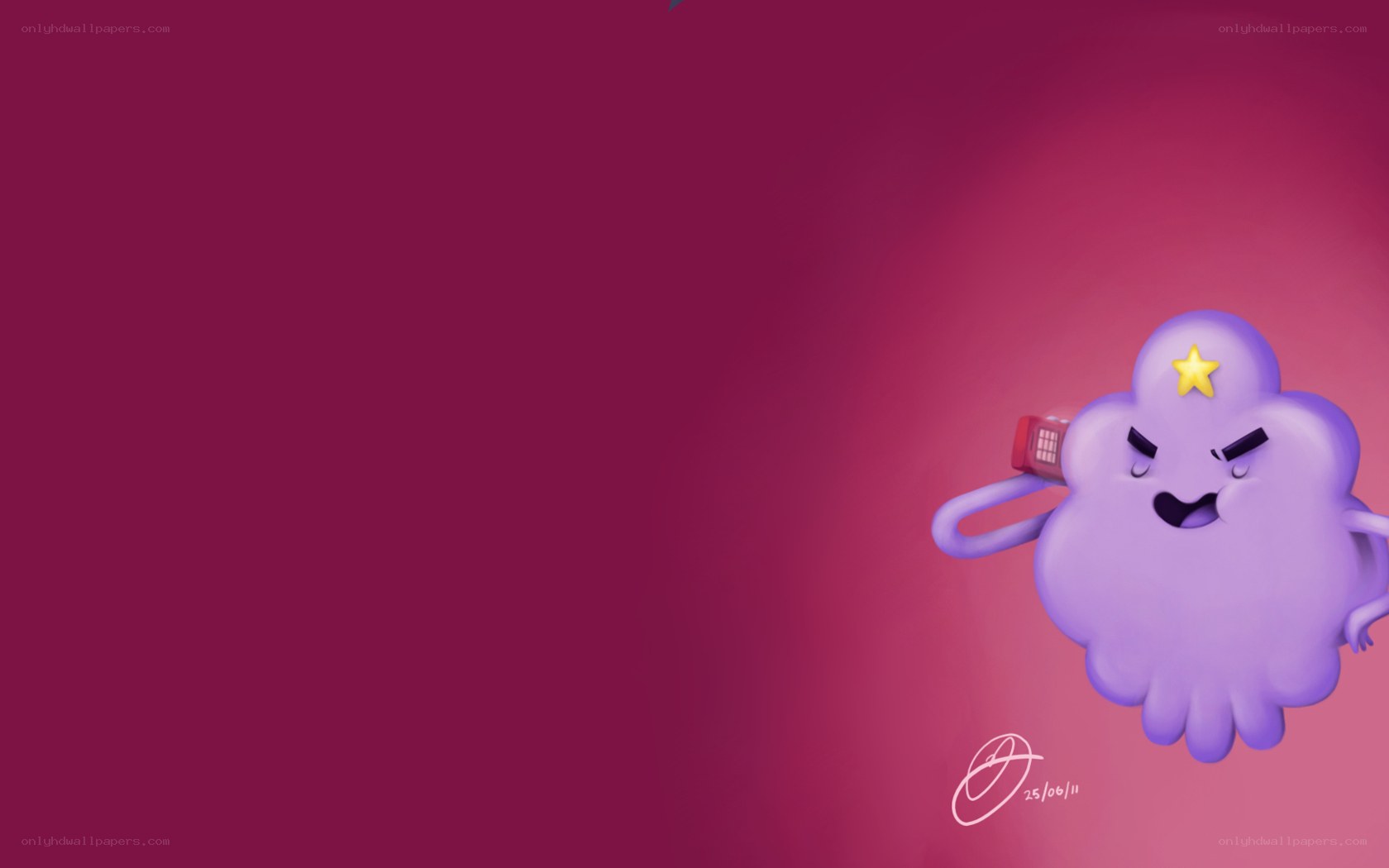 Lumpy Space Princess phone call