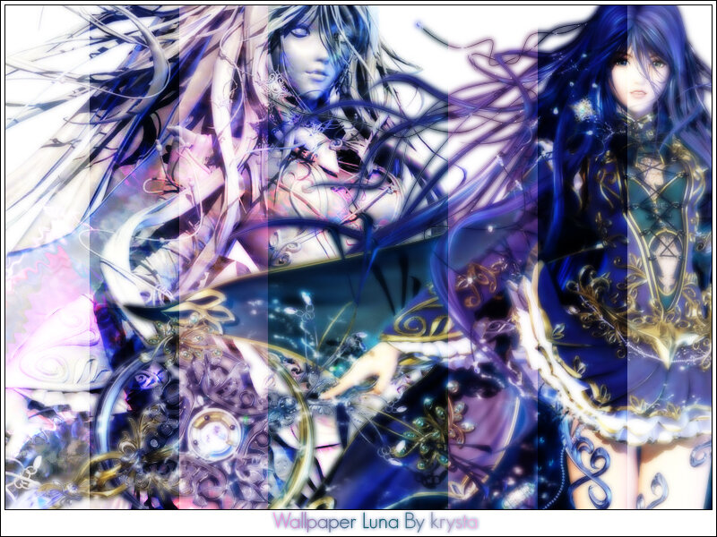 Luna anime wallpaper collage