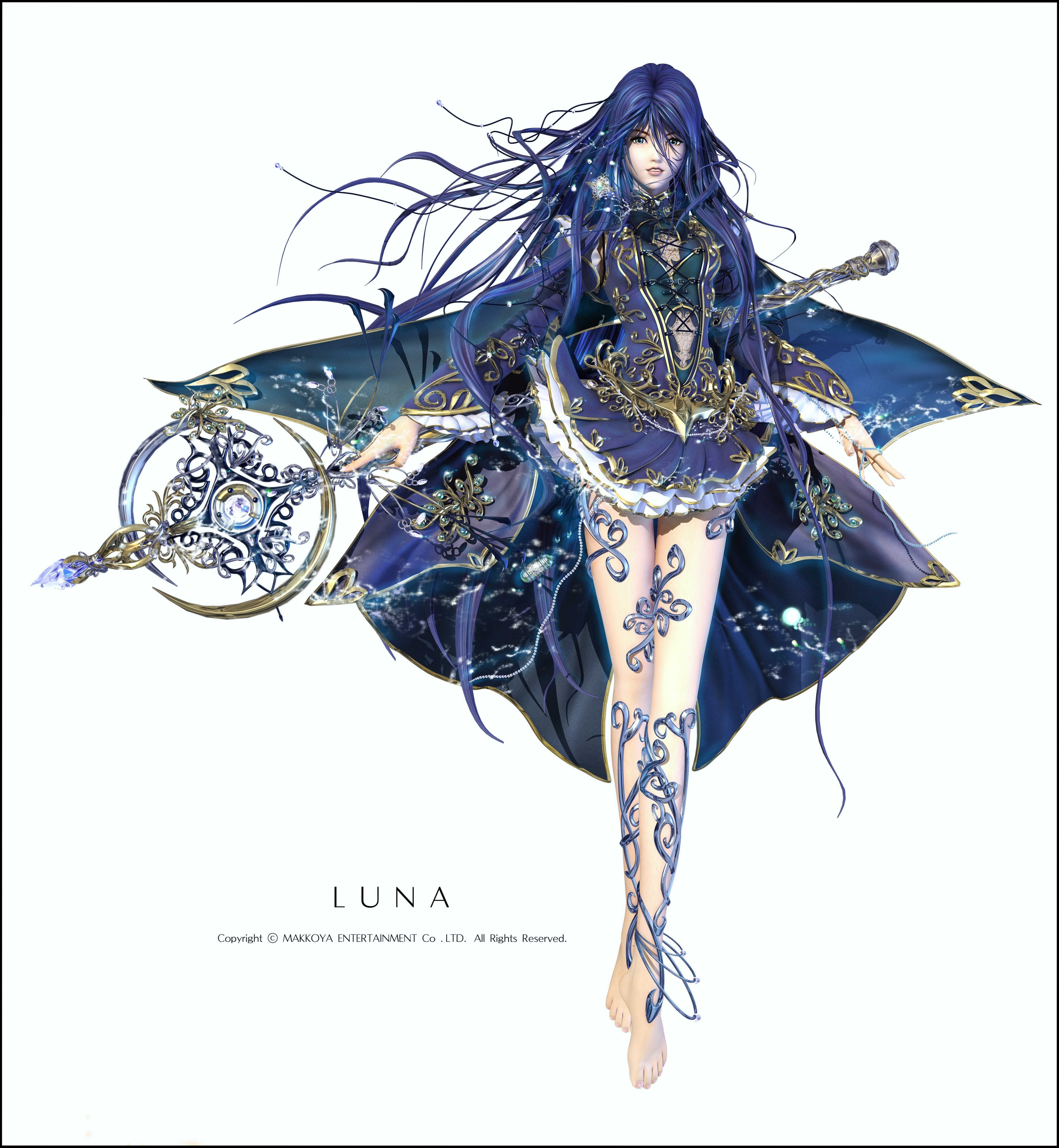 Luna character concept art