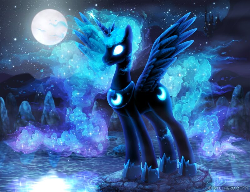Luna in a magical night