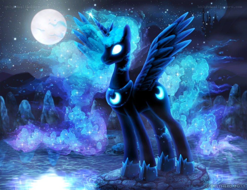 Luna in a magical night