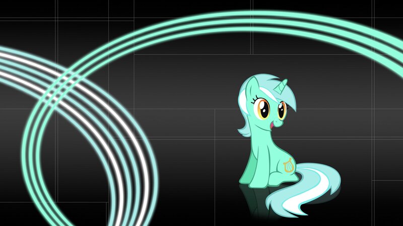 Luna in neon light