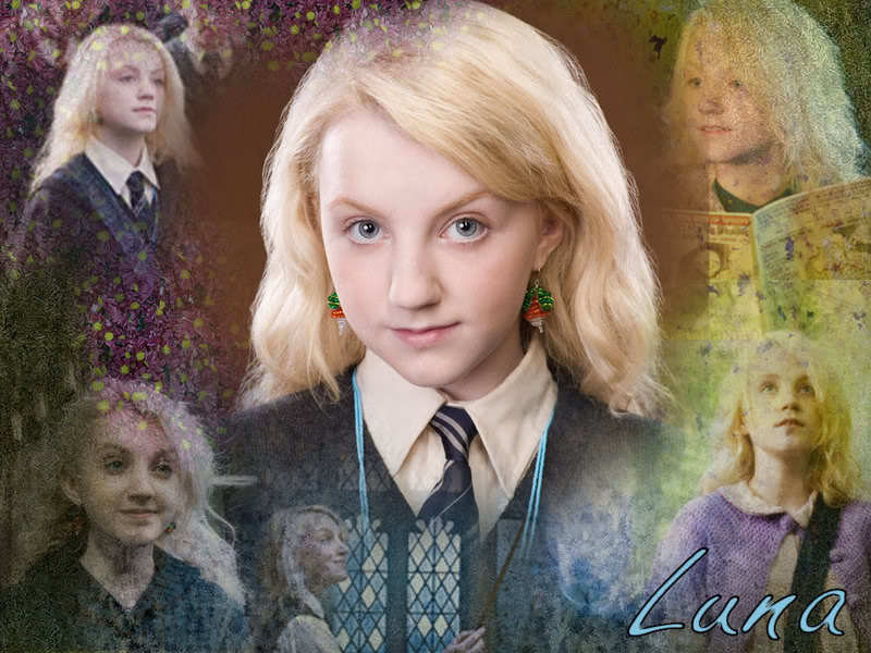 Luna Lovegood collage