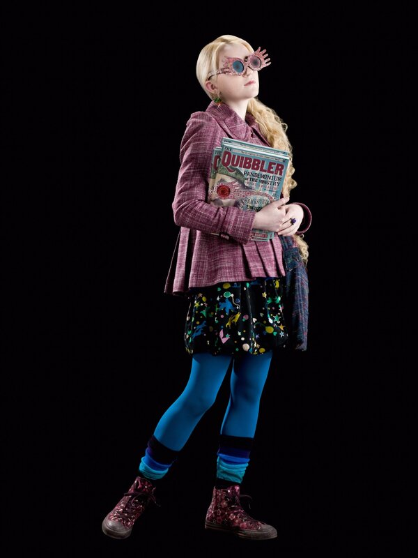 Luna Lovegood holding Quibbler