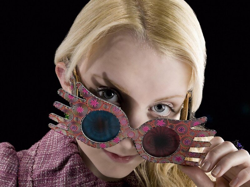 Luna Lovegood with spectacle glasses