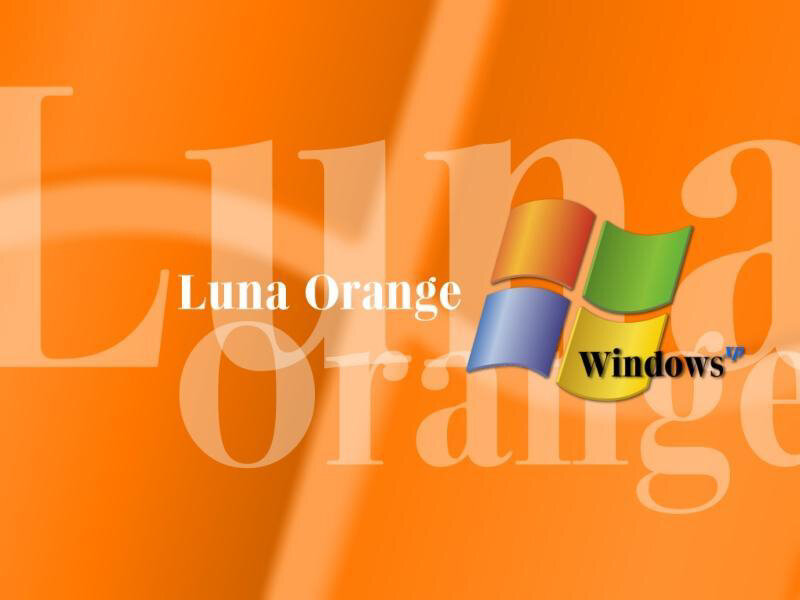 Luna Orange Windows XP