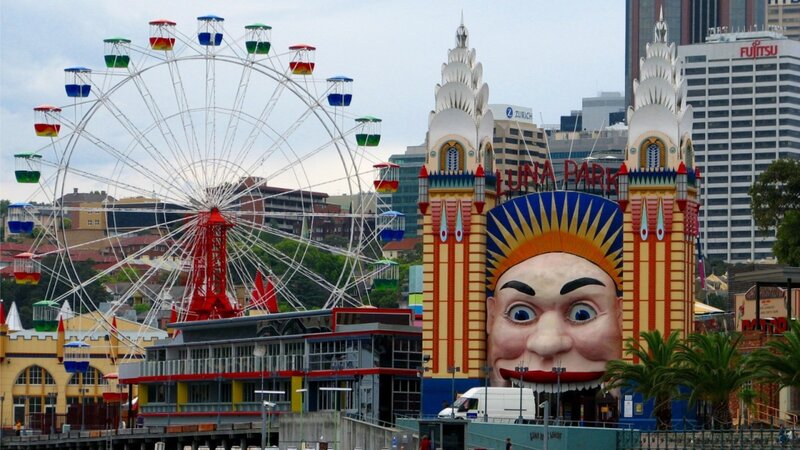 Luna Park Entrance and Ferris Wheel