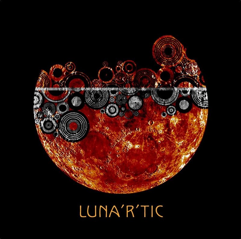 Lunar Artwork with Circles