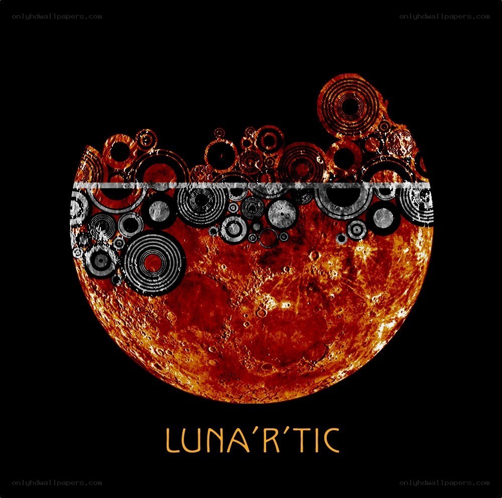 Lunar Artwork with Circles