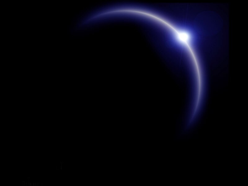 Lunar Eclipse — Black, Dramatic, Night