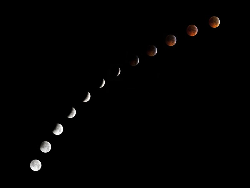 Lunar Eclipse Sequence — Dramatic