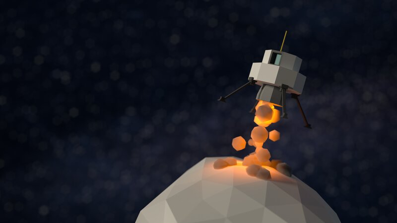 Lunar Lander Launching