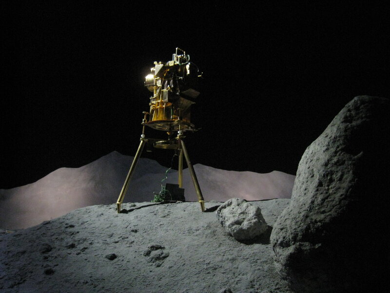 Lunar Lander on Moon