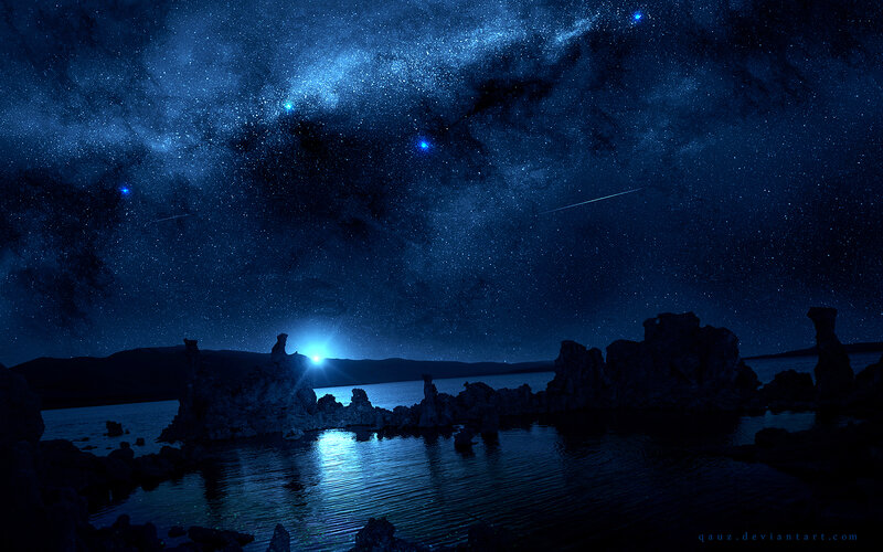 Lunar Landscape with Tufa