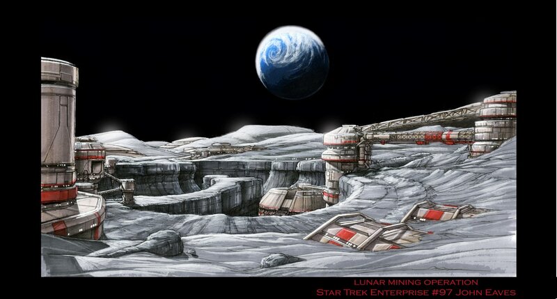 Lunar Mining Operation