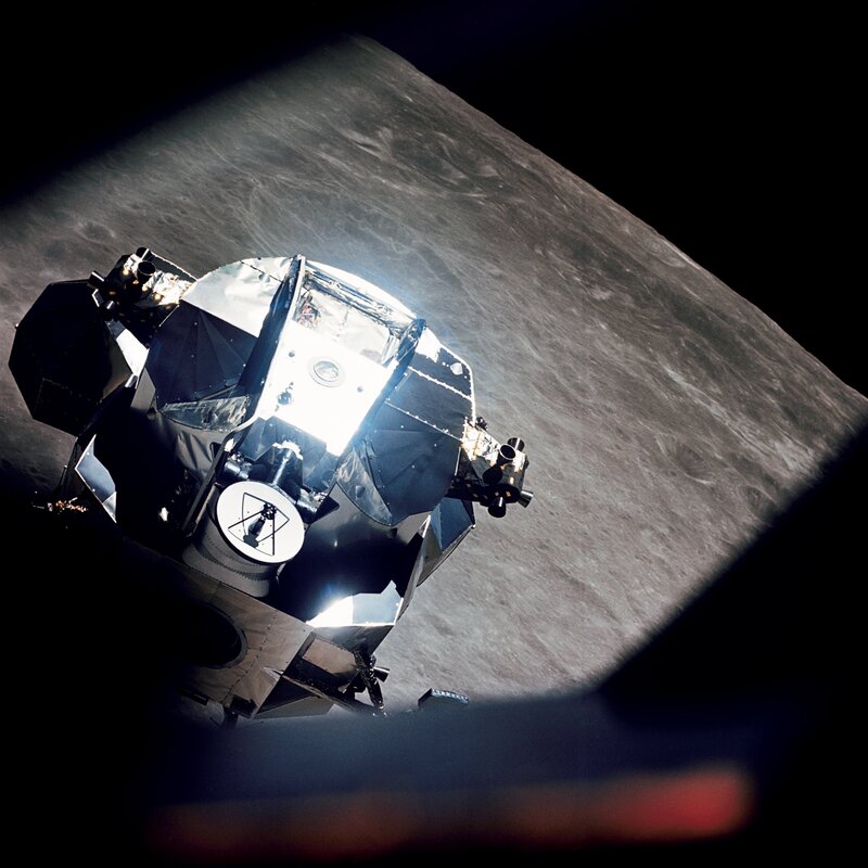 Lunar Module in Space