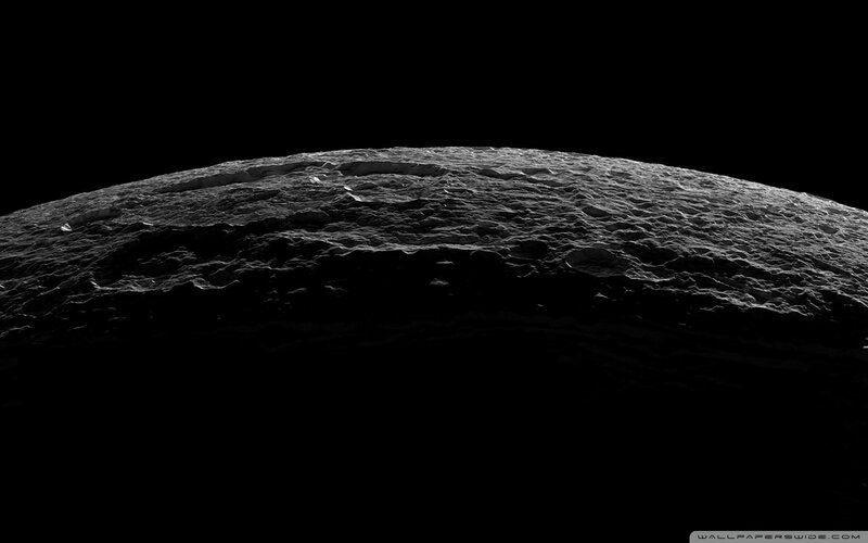 lunar surface from space