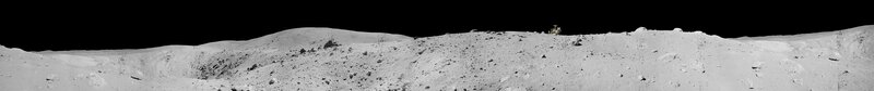 Lunar surface panorama