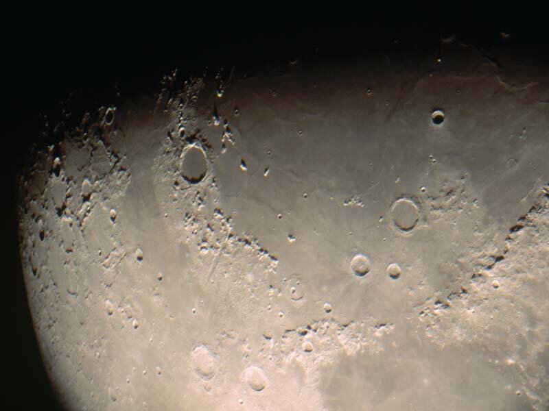 lunar surface with craters