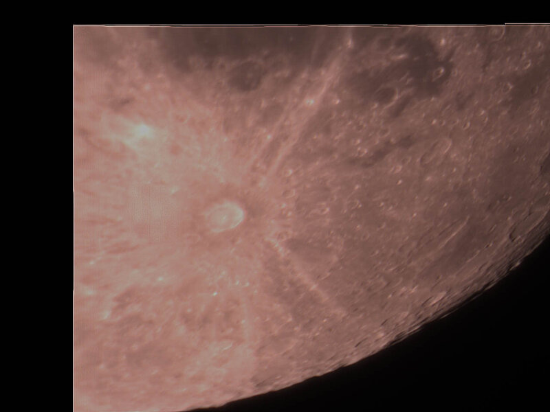 Lunar Surface with Craters — Brown, Dramatic, Night