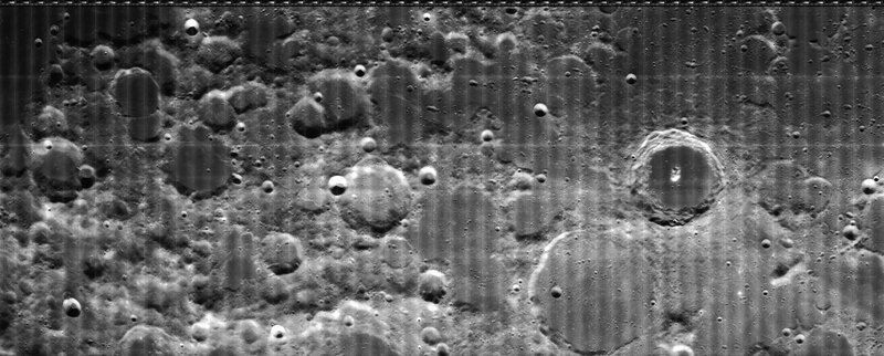 Lunar Surface with Craters — Desolate