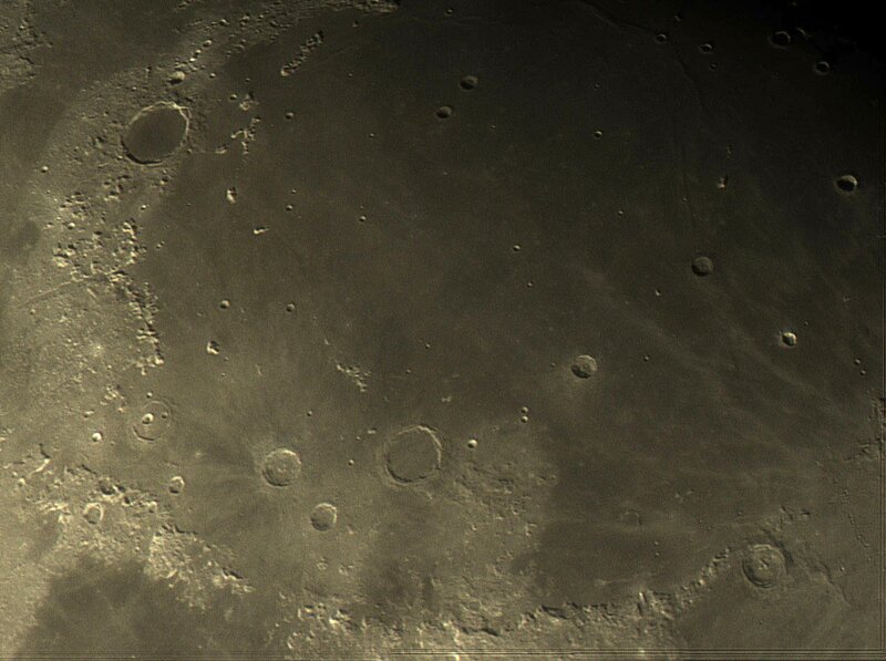 Lunar Surface with Craters — Gray, Desolate
