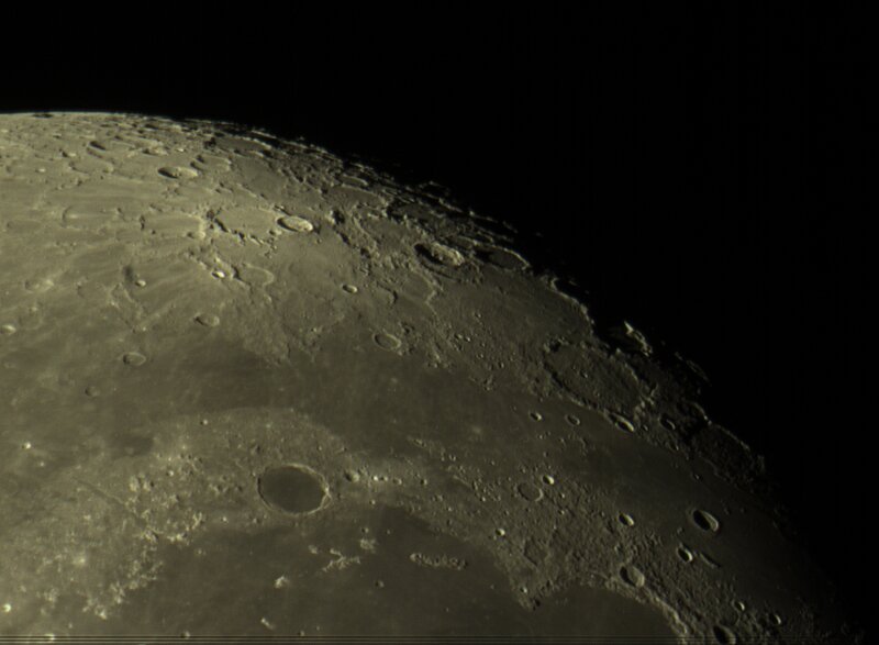 Lunar Surface with Craters — Gray, Dramatic, Photograph, Moon, Space