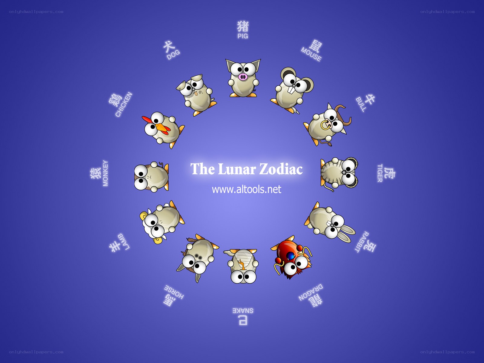 Lunar Zodiac Animals
