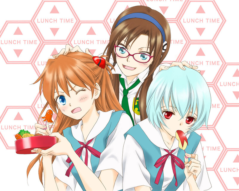 Lunchtime with anime girls