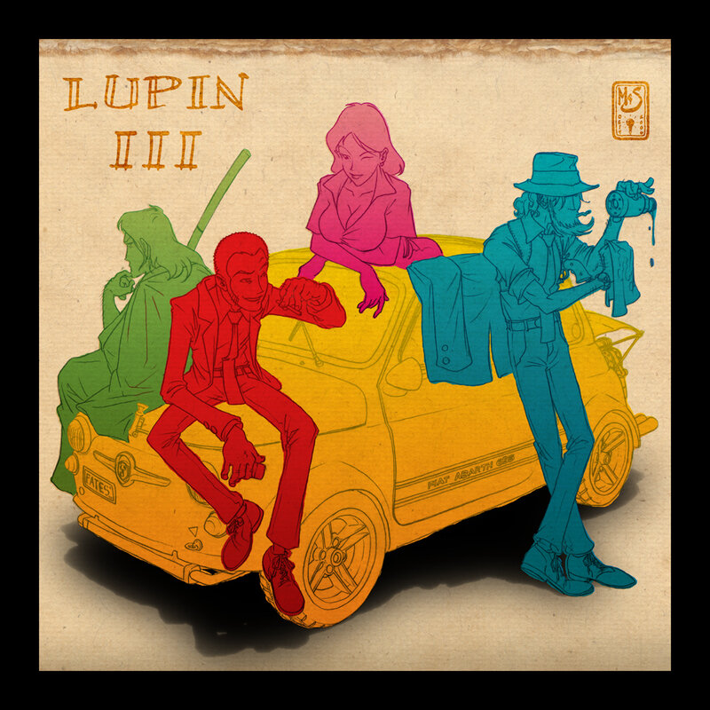 Lupin III art illustration