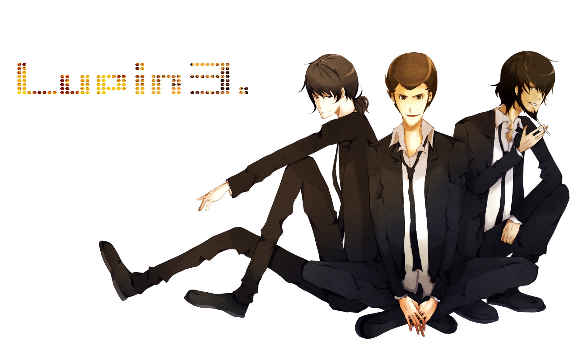 Lupin III characters illustration