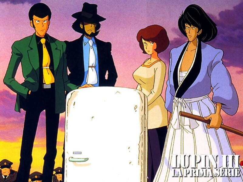 Lupin III characters standing together