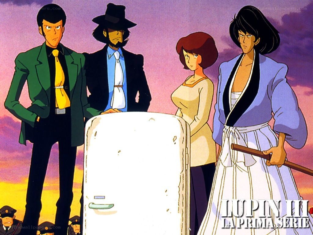 Lupin III characters standing together