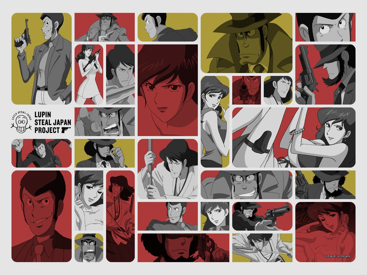 Lupin III collage artwork
