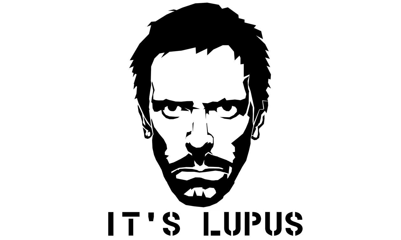 Lupus character illustration