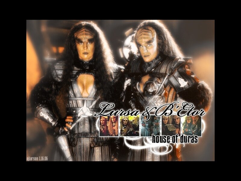 Lursa and B'Elora from Star Trek
