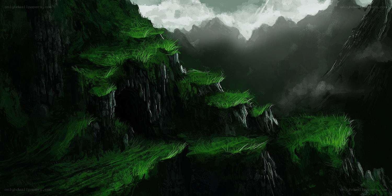 lush green mountain landscape