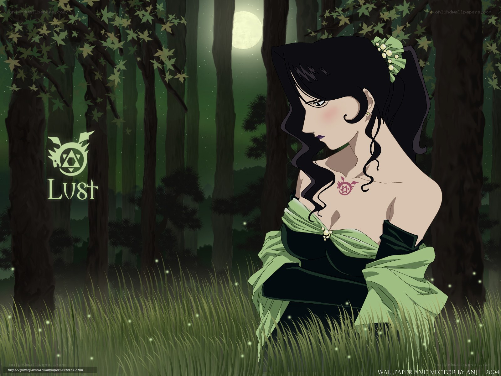 Lust demon in forest
